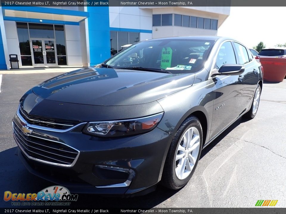 2017 Chevrolet Malibu LT Nightfall Gray Metallic / Jet Black Photo #2