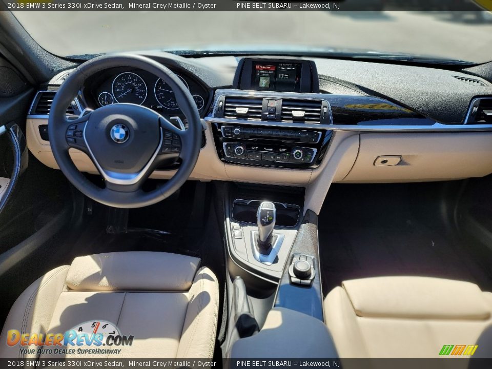 2018 BMW 3 Series 330i xDrive Sedan Mineral Grey Metallic / Oyster Photo #6
