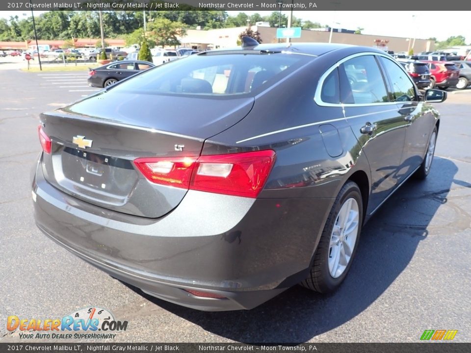 2017 Chevrolet Malibu LT Nightfall Gray Metallic / Jet Black Photo #8