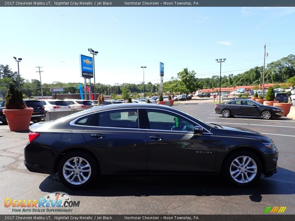 2017 Chevrolet Malibu LT Nightfall Gray Metallic / Jet Black Photo #10