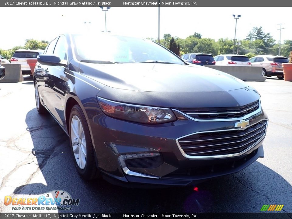 2017 Chevrolet Malibu LT Nightfall Gray Metallic / Jet Black Photo #12