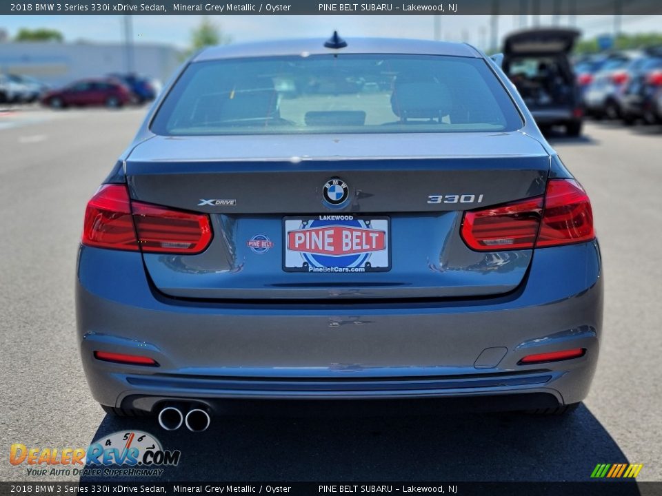 2018 BMW 3 Series 330i xDrive Sedan Mineral Grey Metallic / Oyster Photo #20