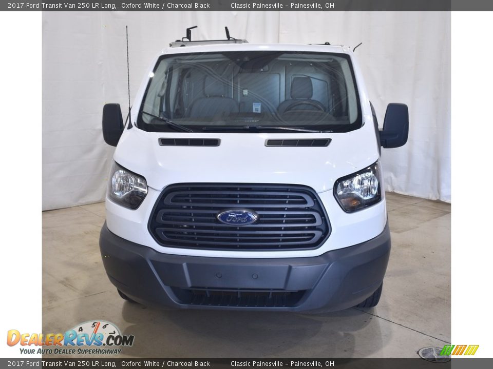 2017 Ford Transit Van 250 LR Long Oxford White / Charcoal Black Photo #4