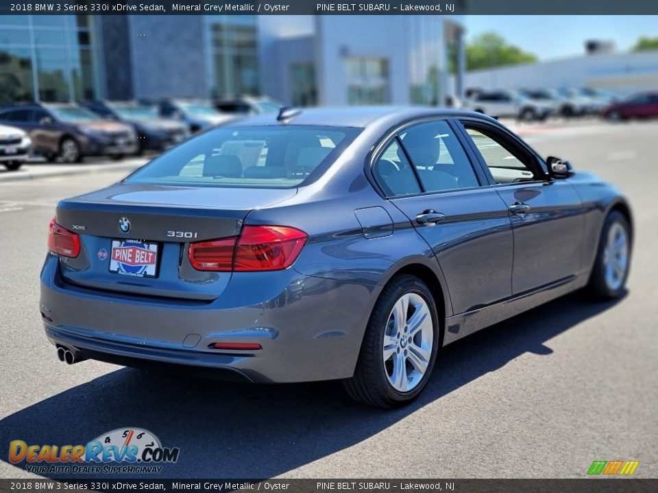 2018 BMW 3 Series 330i xDrive Sedan Mineral Grey Metallic / Oyster Photo #21