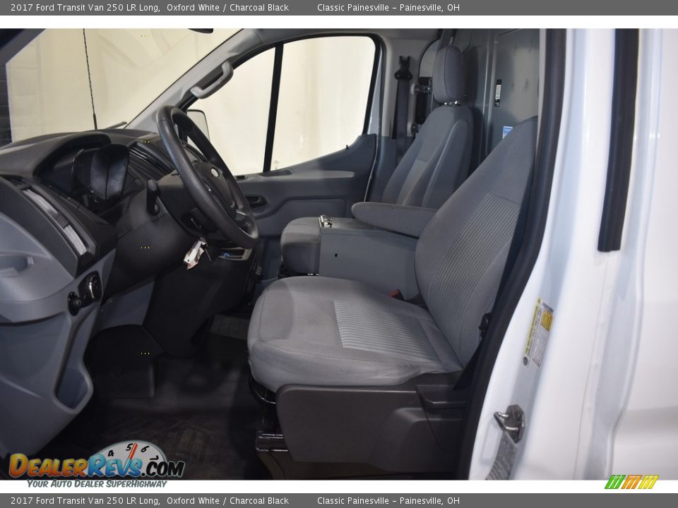 2017 Ford Transit Van 250 LR Long Oxford White / Charcoal Black Photo #7