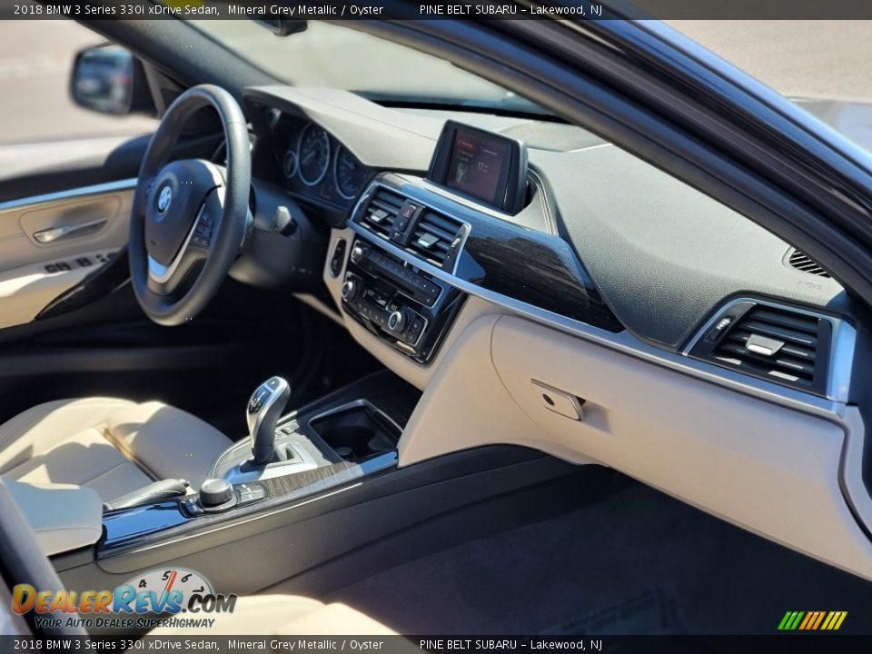 2018 BMW 3 Series 330i xDrive Sedan Mineral Grey Metallic / Oyster Photo #26