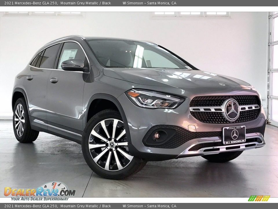 2021 Mercedes-Benz GLA 250 Mountain Grey Metallic / Black Photo #10