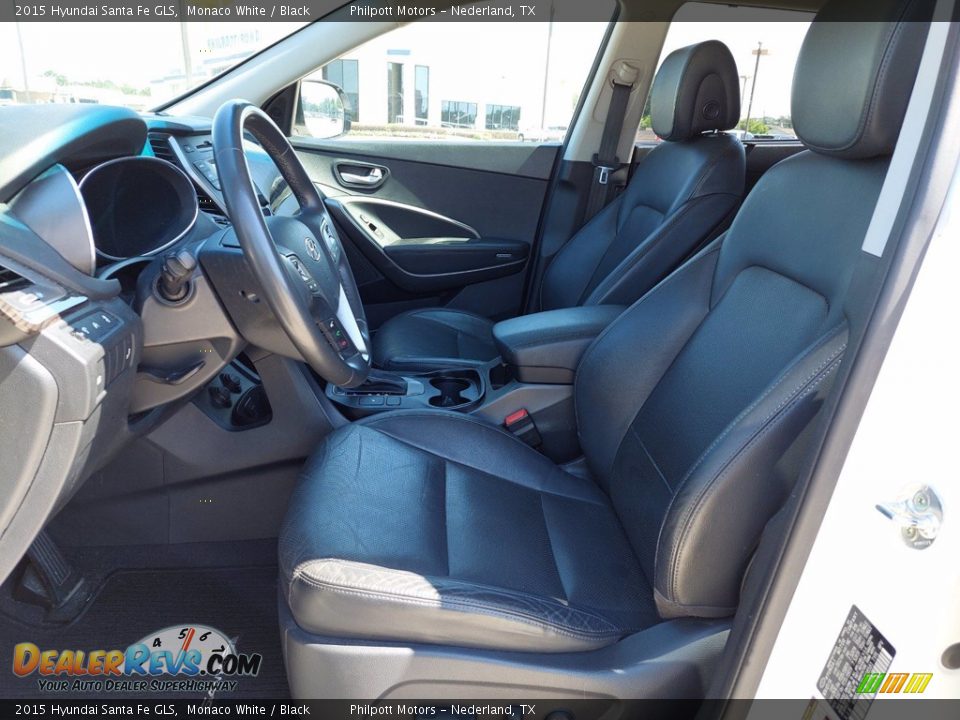 Front Seat of 2015 Hyundai Santa Fe GLS Photo #10