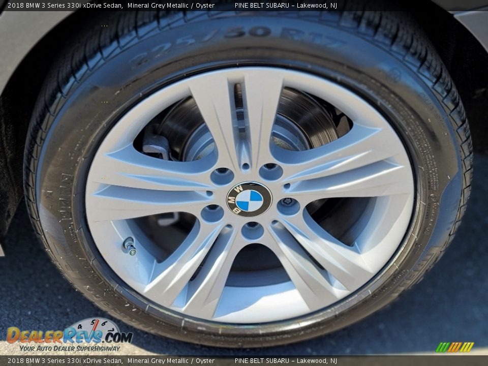 2018 BMW 3 Series 330i xDrive Sedan Mineral Grey Metallic / Oyster Photo #30