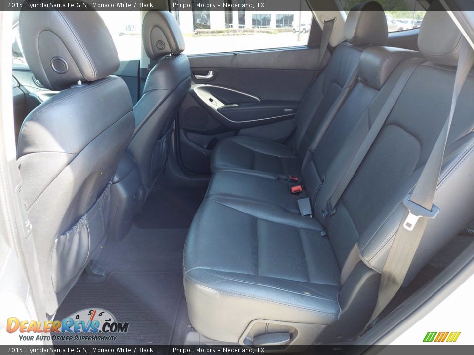 Rear Seat of 2015 Hyundai Santa Fe GLS Photo #12