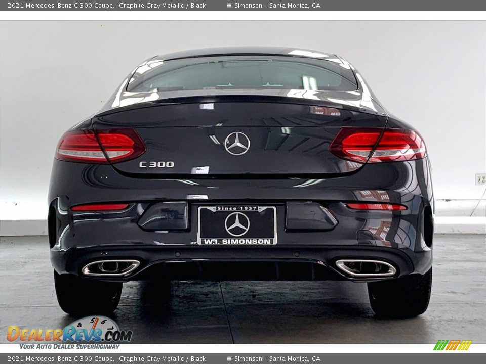 2021 Mercedes-Benz C 300 Coupe Graphite Gray Metallic / Black Photo #3