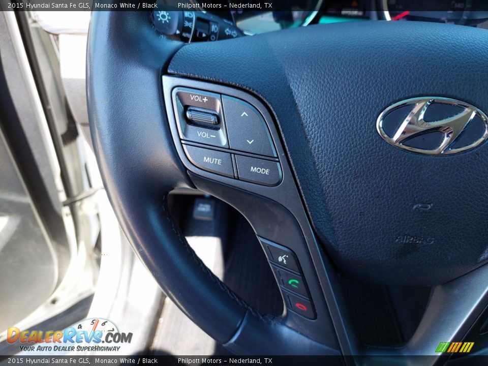 2015 Hyundai Santa Fe GLS Steering Wheel Photo #16