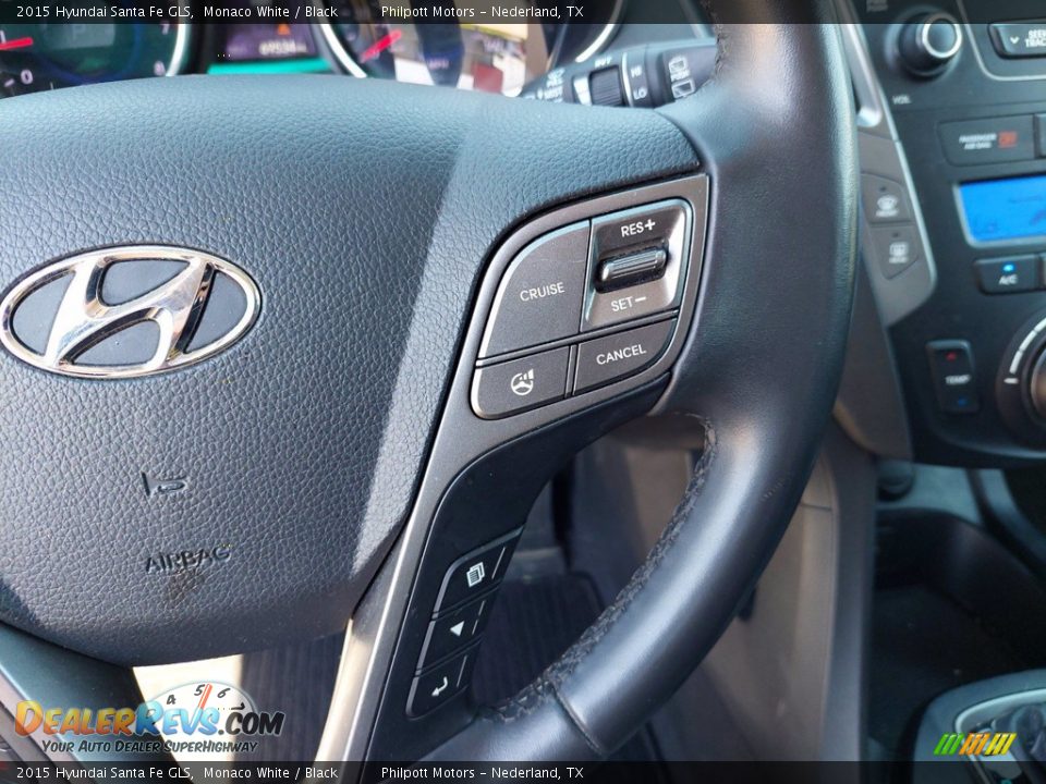 2015 Hyundai Santa Fe GLS Steering Wheel Photo #17