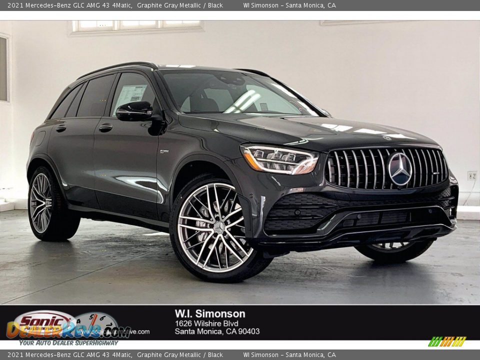 2021 Mercedes-Benz GLC AMG 43 4Matic Graphite Gray Metallic / Black Photo #1