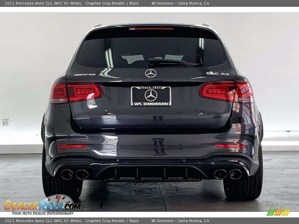 2021 Mercedes-Benz GLC AMG 43 4Matic Graphite Gray Metallic / Black Photo #3