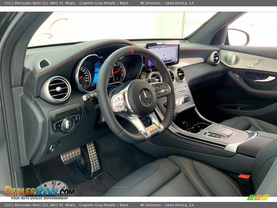 2021 Mercedes-Benz GLC AMG 43 4Matic Graphite Gray Metallic / Black Photo #4