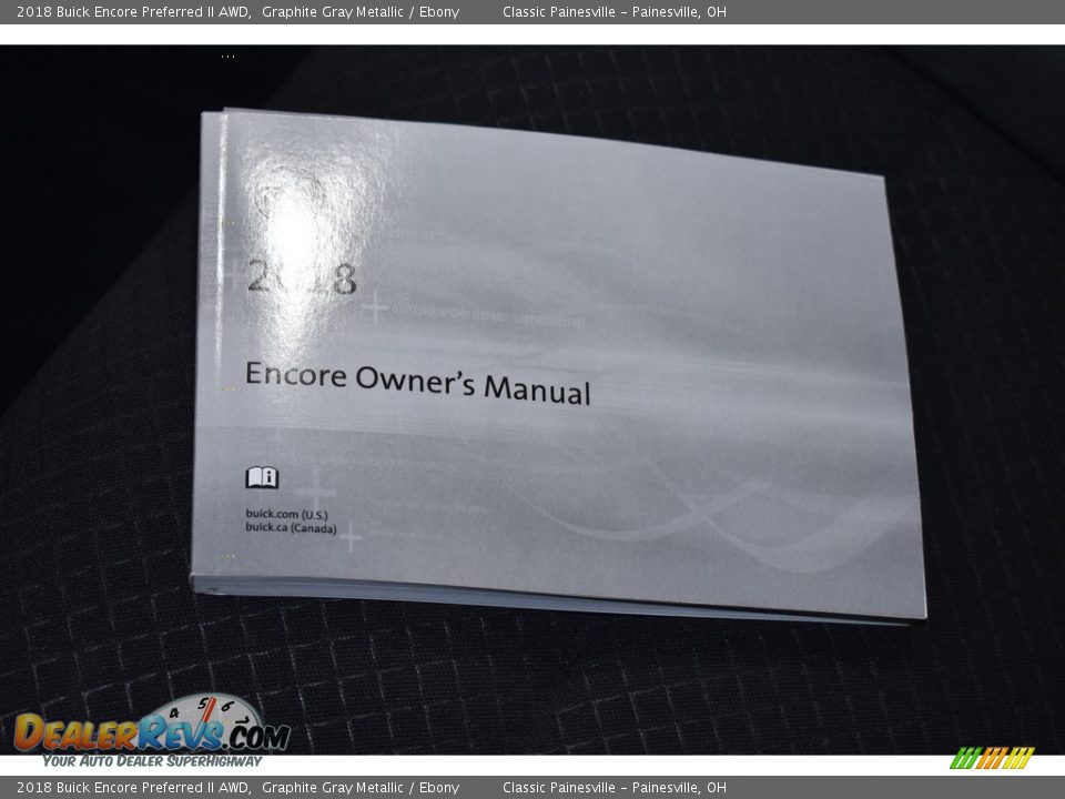 2018 Buick Encore Preferred II AWD Graphite Gray Metallic / Ebony Photo #17