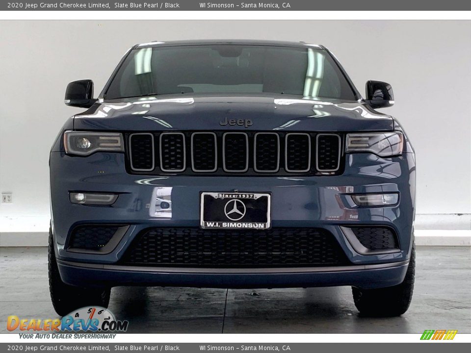 2020 Jeep Grand Cherokee Limited Slate Blue Pearl / Black Photo #2