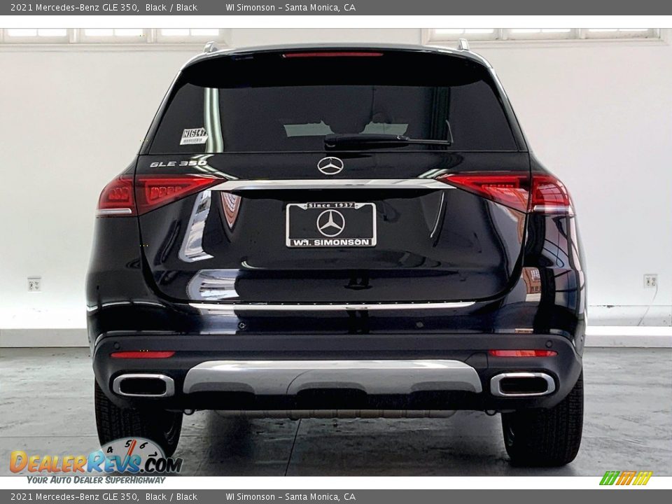 2021 Mercedes-Benz GLE 350 Black / Black Photo #3