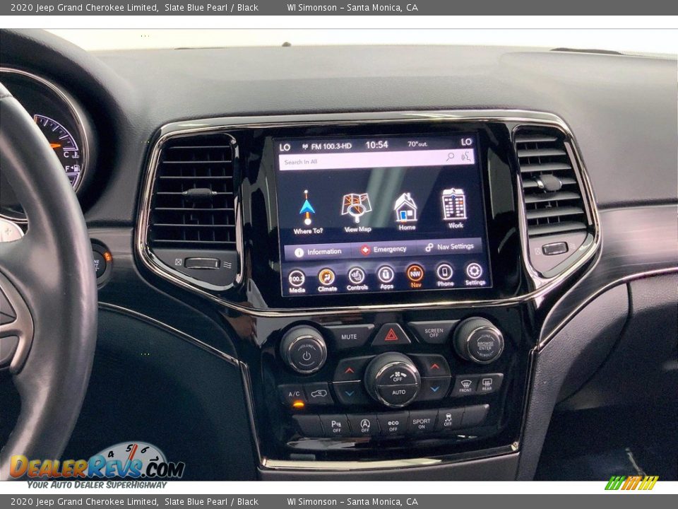 Controls of 2020 Jeep Grand Cherokee Limited Photo #5