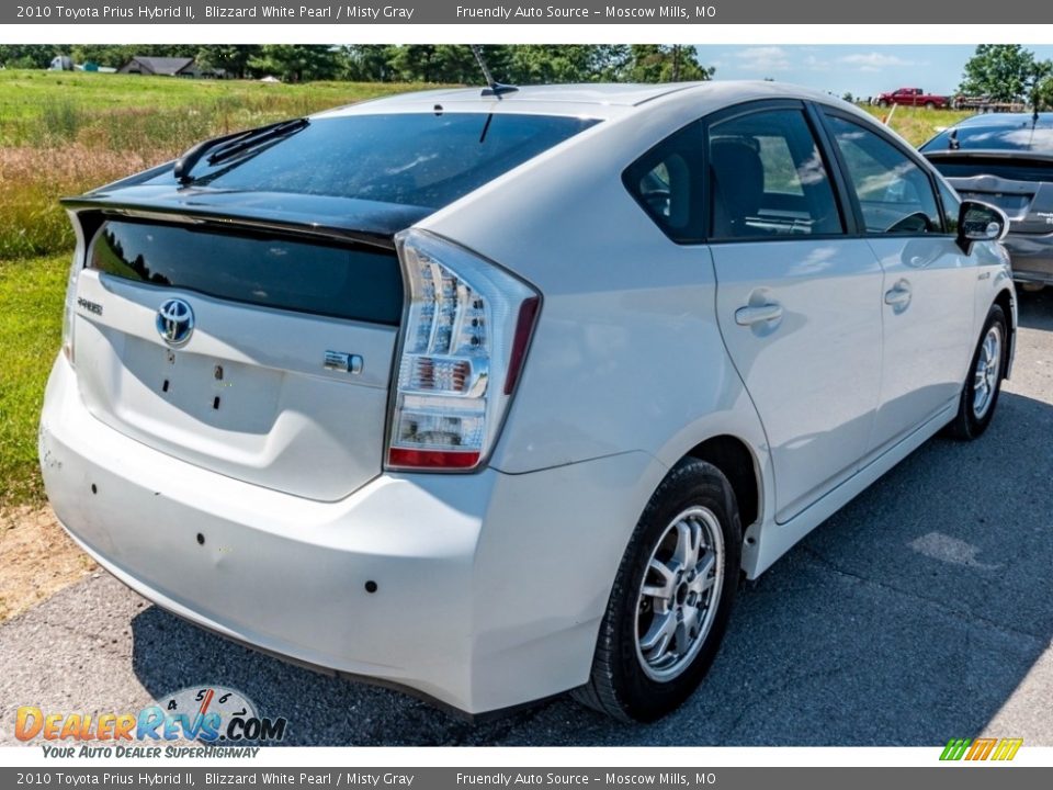 2010 Toyota Prius Hybrid II Blizzard White Pearl / Misty Gray Photo #4