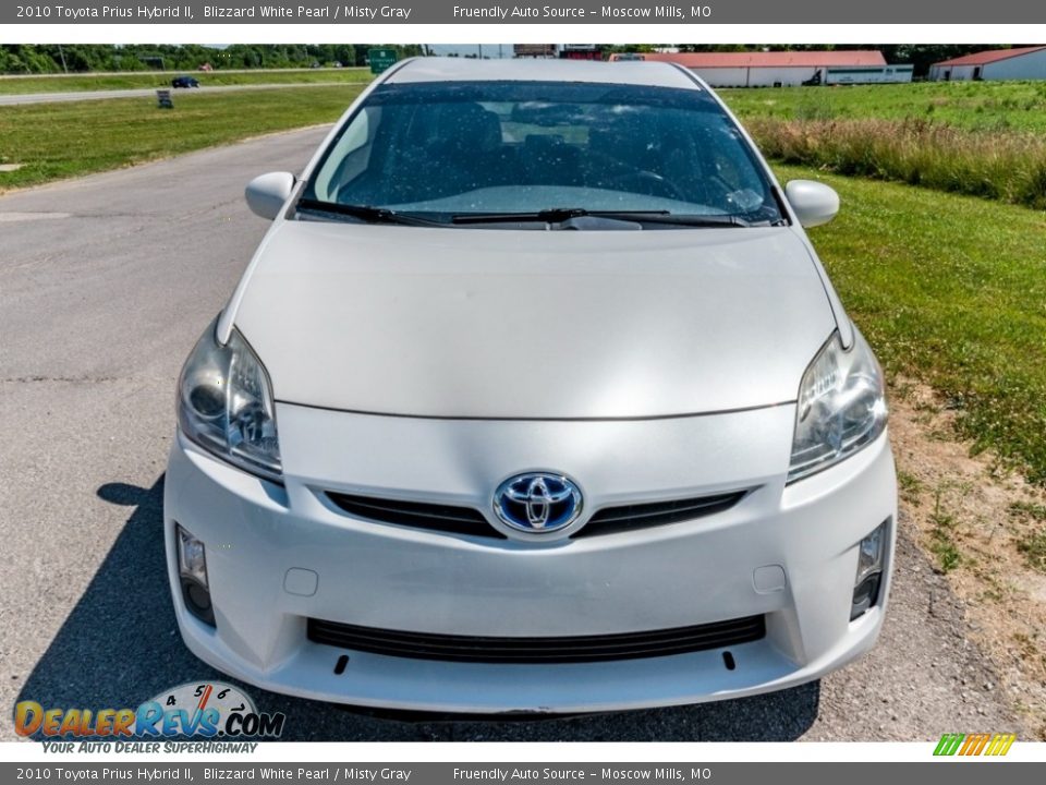 2010 Toyota Prius Hybrid II Blizzard White Pearl / Misty Gray Photo #9