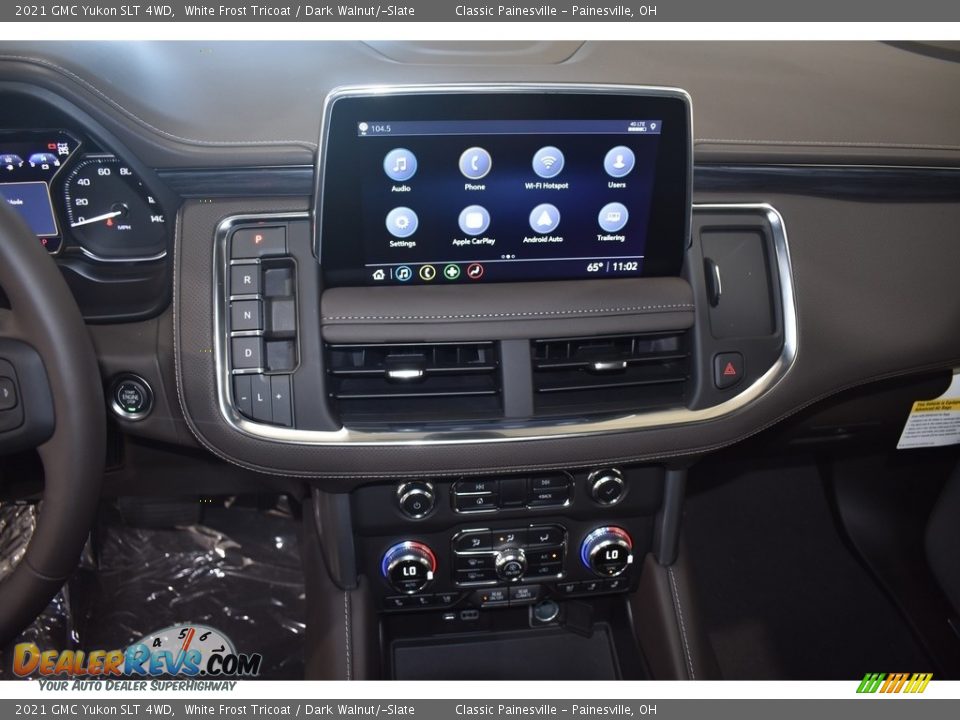 2021 GMC Yukon SLT 4WD White Frost Tricoat / Dark Walnut/­Slate Photo #14