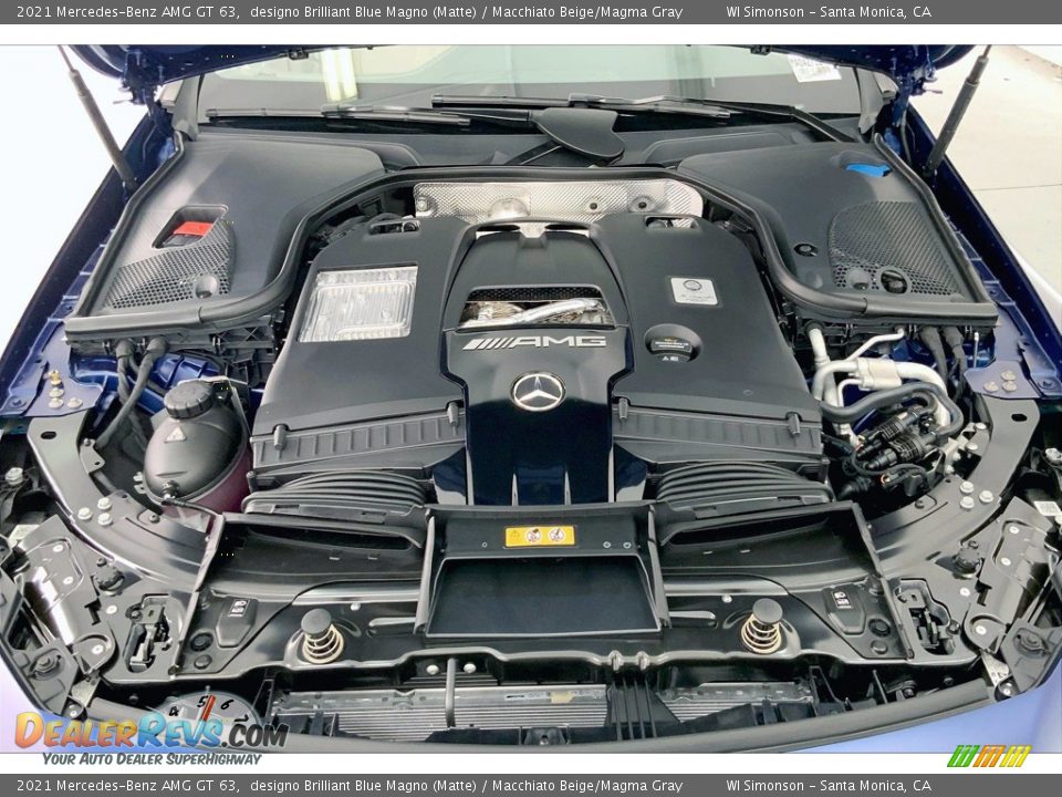 2021 Mercedes-Benz AMG GT 63 4.0 Liter Twin-Turbocharged DOHC 32-Valve VVT V8 Engine Photo #9