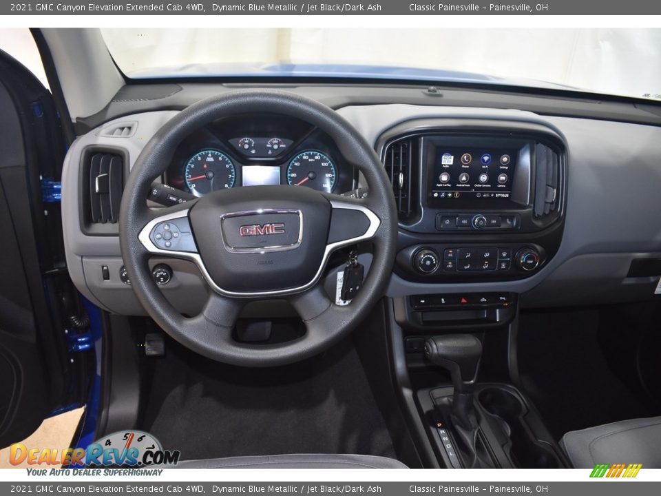 Dashboard of 2021 GMC Canyon Elevation Extended Cab 4WD Photo #8