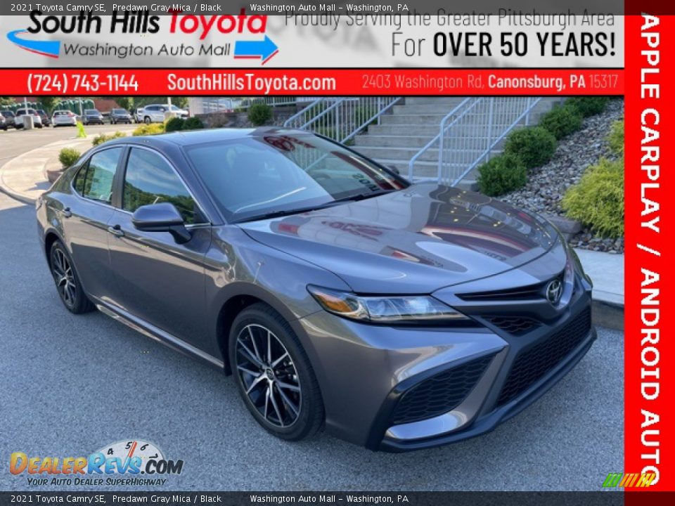 2021 Toyota Camry SE Predawn Gray Mica / Black Photo #1