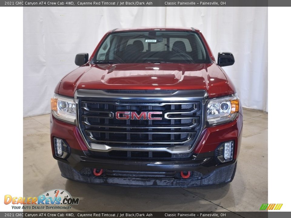 2021 GMC Canyon AT4 Crew Cab 4WD Cayenne Red Tintcoat / Jet Black/Dark Ash Photo #4