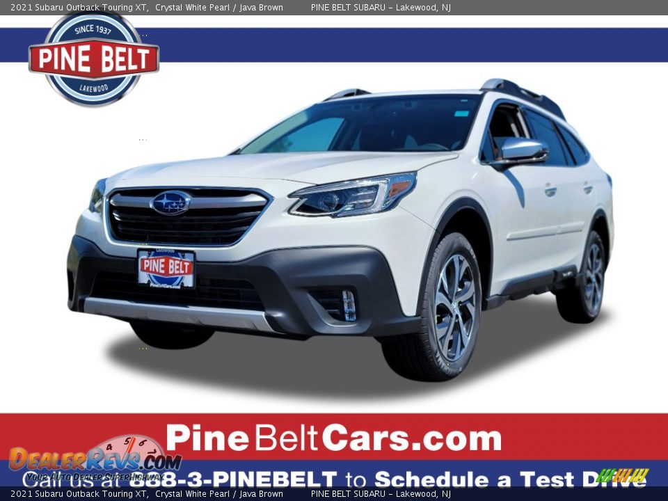 2021 Subaru Outback Touring XT Crystal White Pearl / Java Brown Photo #1