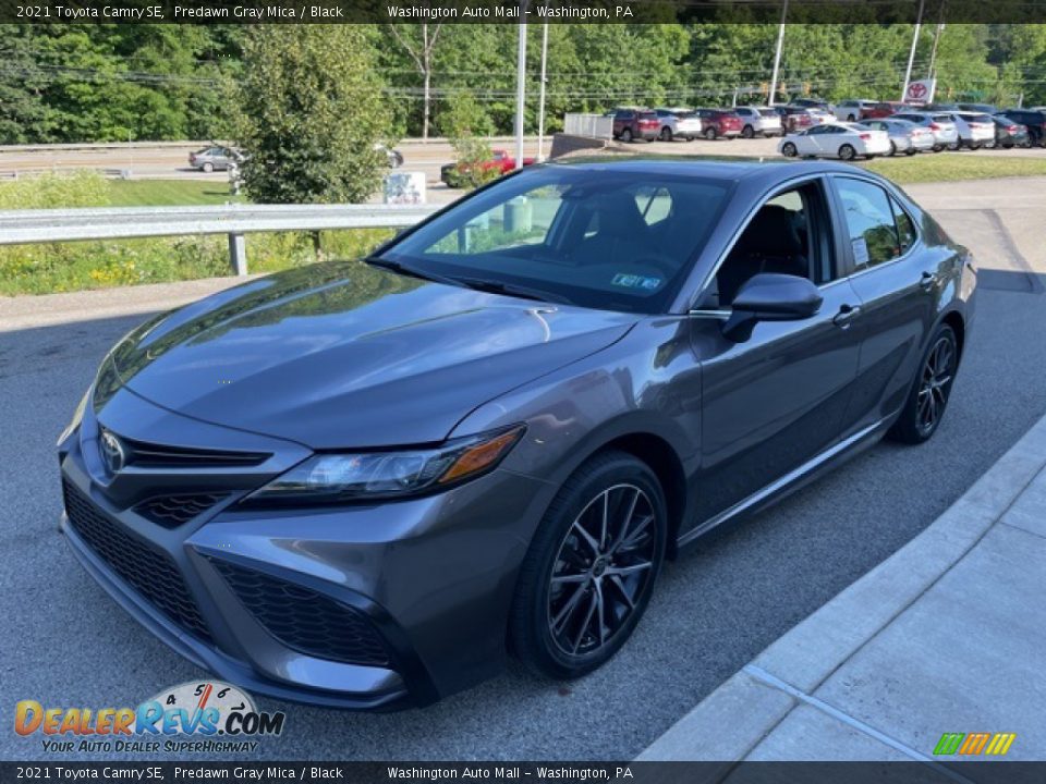 2021 Toyota Camry SE Predawn Gray Mica / Black Photo #7