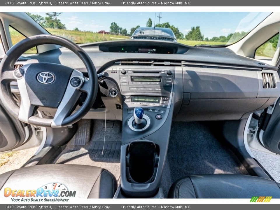 2010 Toyota Prius Hybrid II Blizzard White Pearl / Misty Gray Photo #30