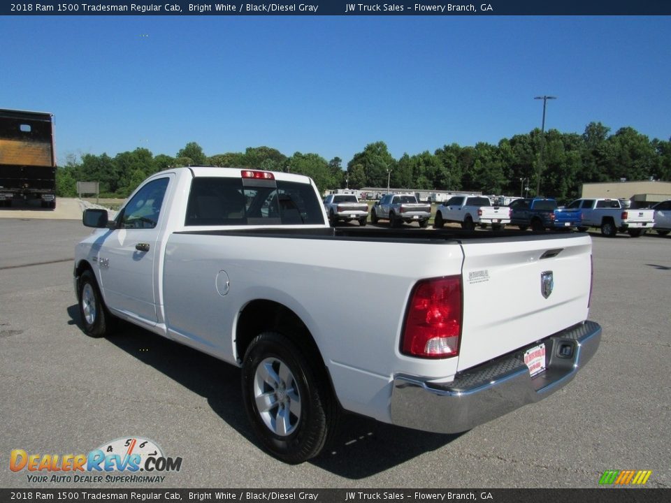 2018 Ram 1500 Tradesman Regular Cab Bright White / Black/Diesel Gray Photo #3