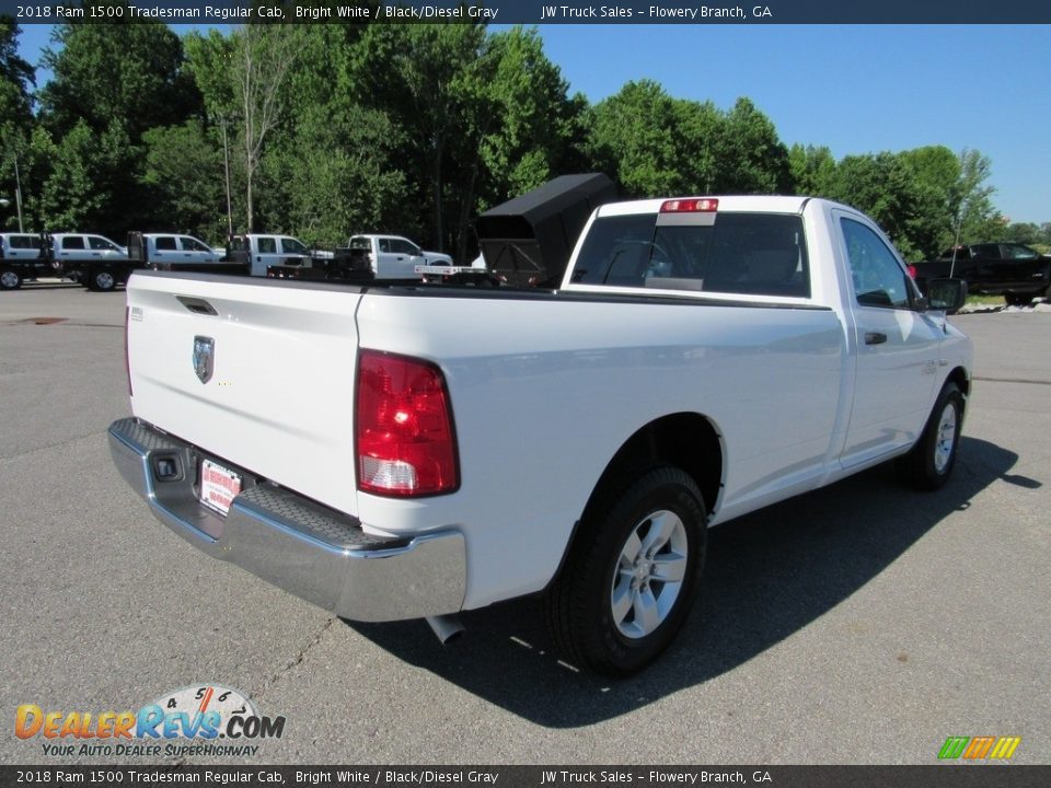 2018 Ram 1500 Tradesman Regular Cab Bright White / Black/Diesel Gray Photo #5