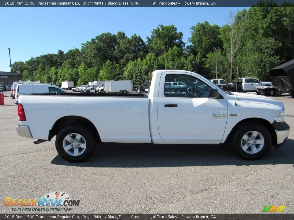 2018 Ram 1500 Tradesman Regular Cab Bright White / Black/Diesel Gray Photo #6