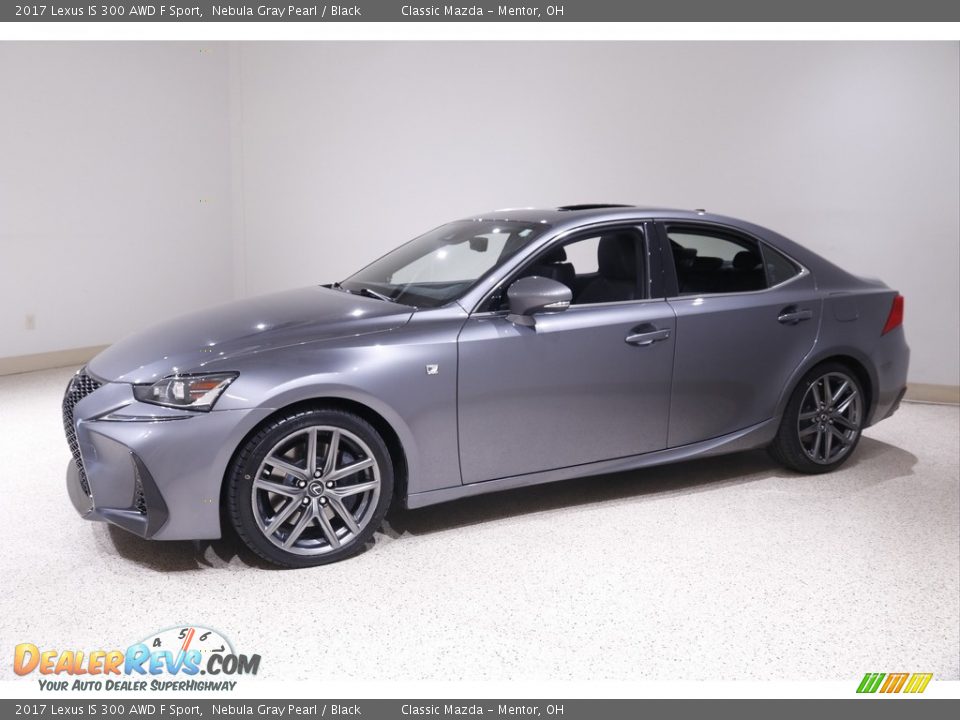 2017 Lexus IS 300 AWD F Sport Nebula Gray Pearl / Black Photo #3