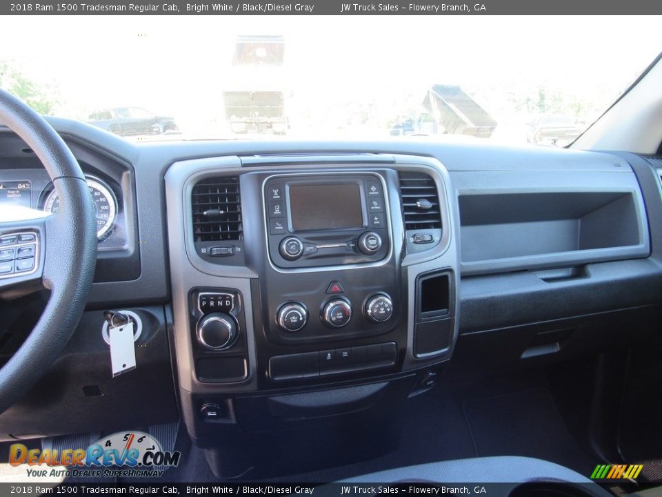 2018 Ram 1500 Tradesman Regular Cab Bright White / Black/Diesel Gray Photo #22