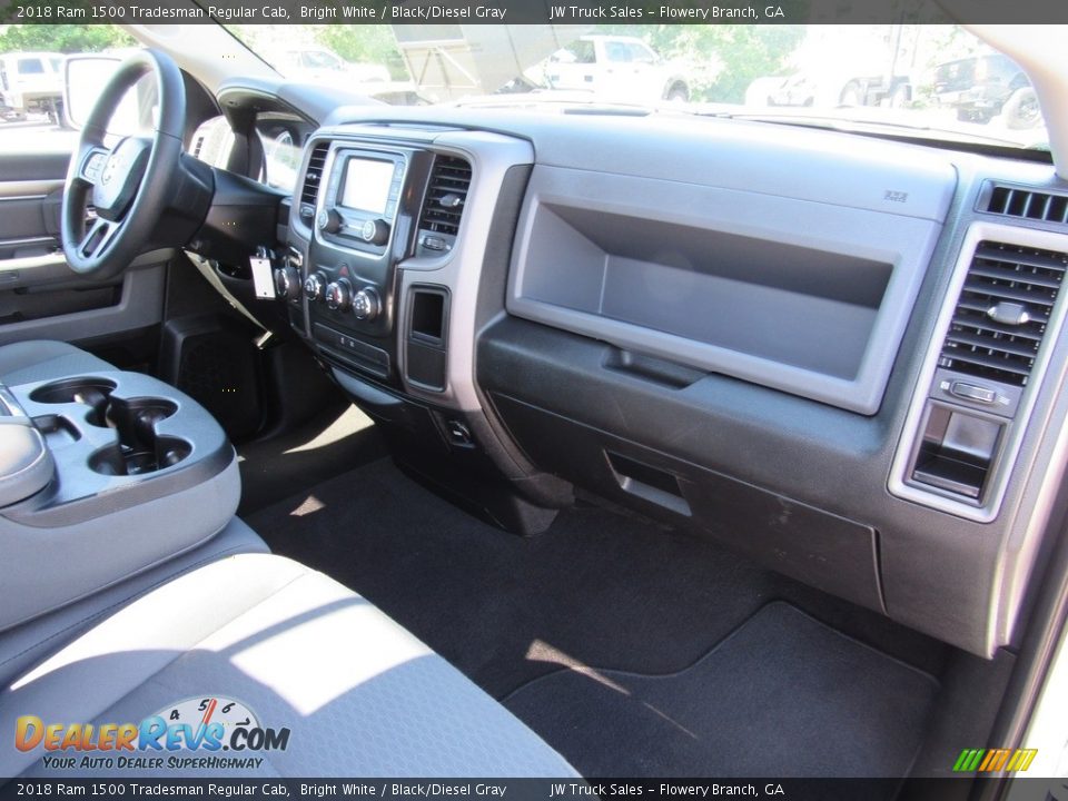 2018 Ram 1500 Tradesman Regular Cab Bright White / Black/Diesel Gray Photo #26