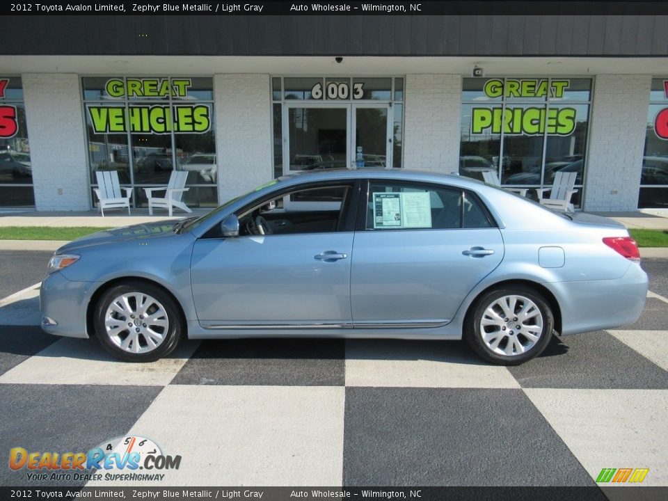 2012 Toyota Avalon Limited Zephyr Blue Metallic / Light Gray Photo #1