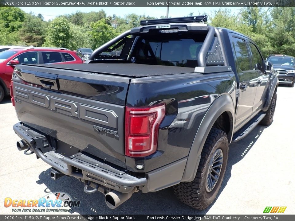 2020 Ford F150 SVT Raptor SuperCrew 4x4 Agate Black / Raptor Black Photo #3