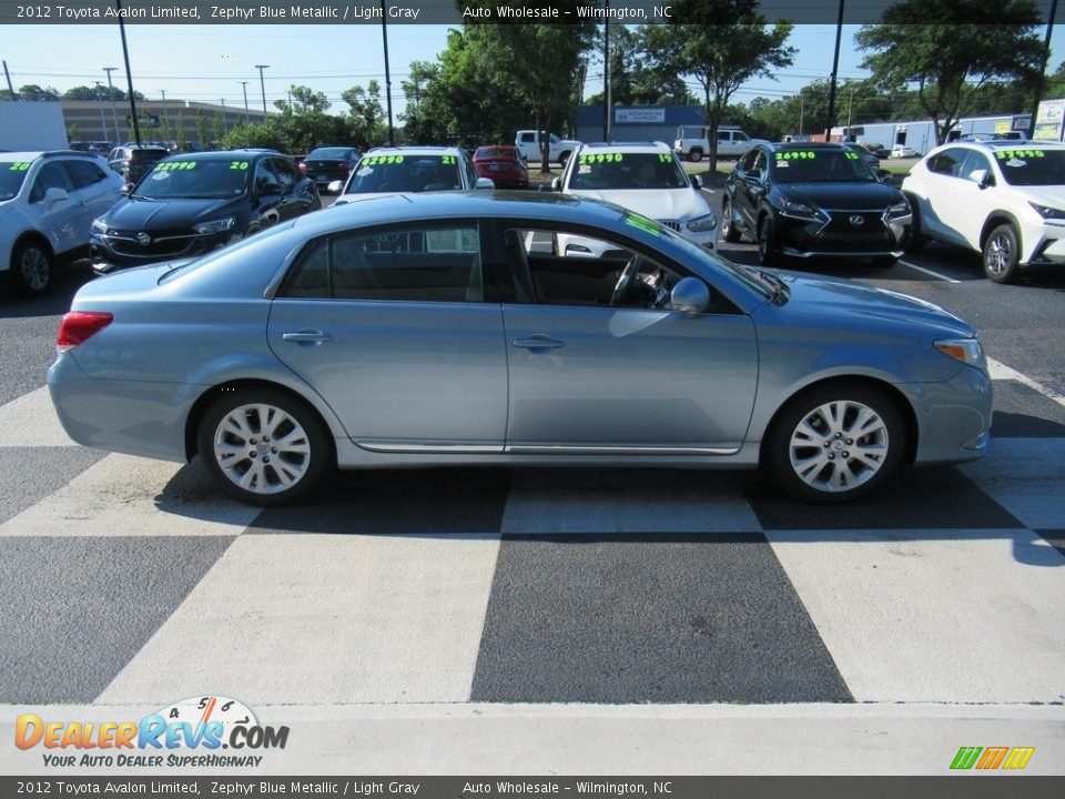 2012 Toyota Avalon Limited Zephyr Blue Metallic / Light Gray Photo #3