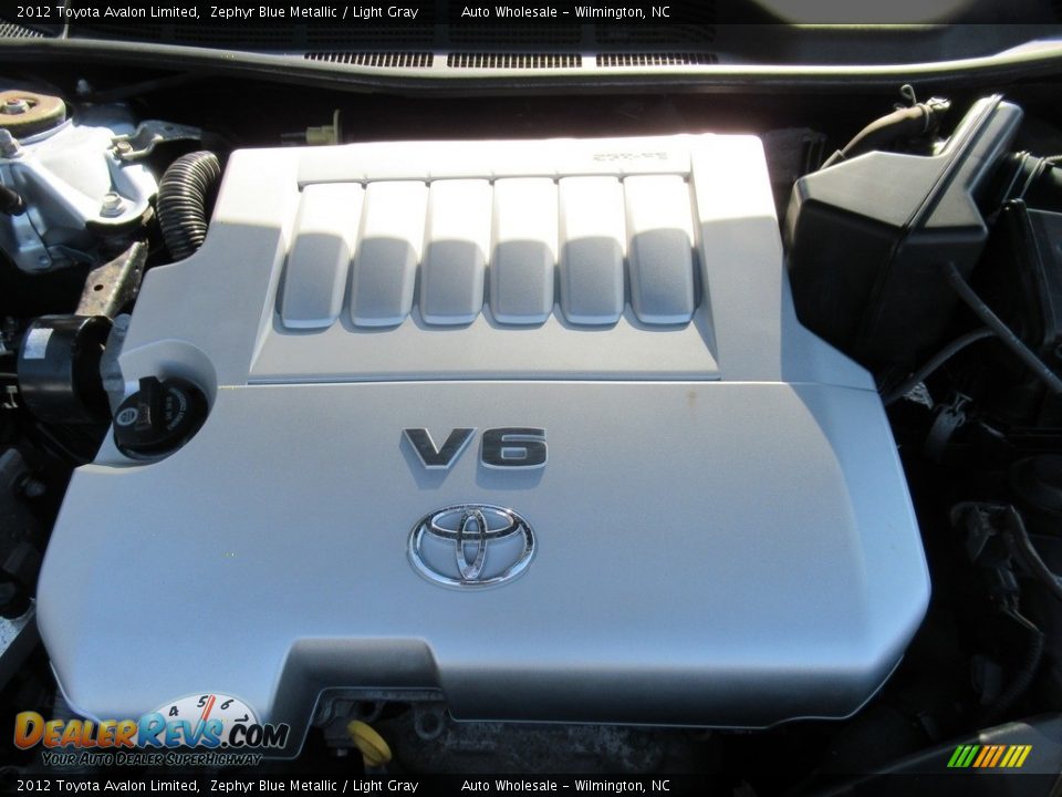 2012 Toyota Avalon Limited Zephyr Blue Metallic / Light Gray Photo #6