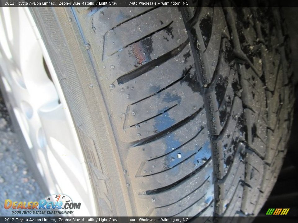 2012 Toyota Avalon Limited Zephyr Blue Metallic / Light Gray Photo #8