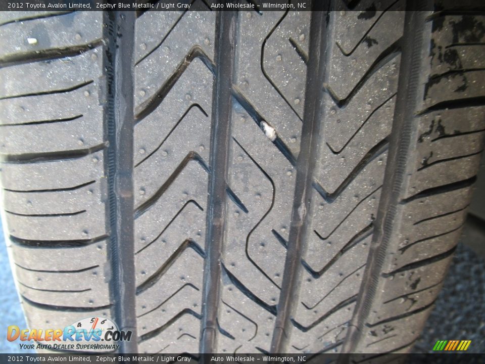 2012 Toyota Avalon Limited Zephyr Blue Metallic / Light Gray Photo #9