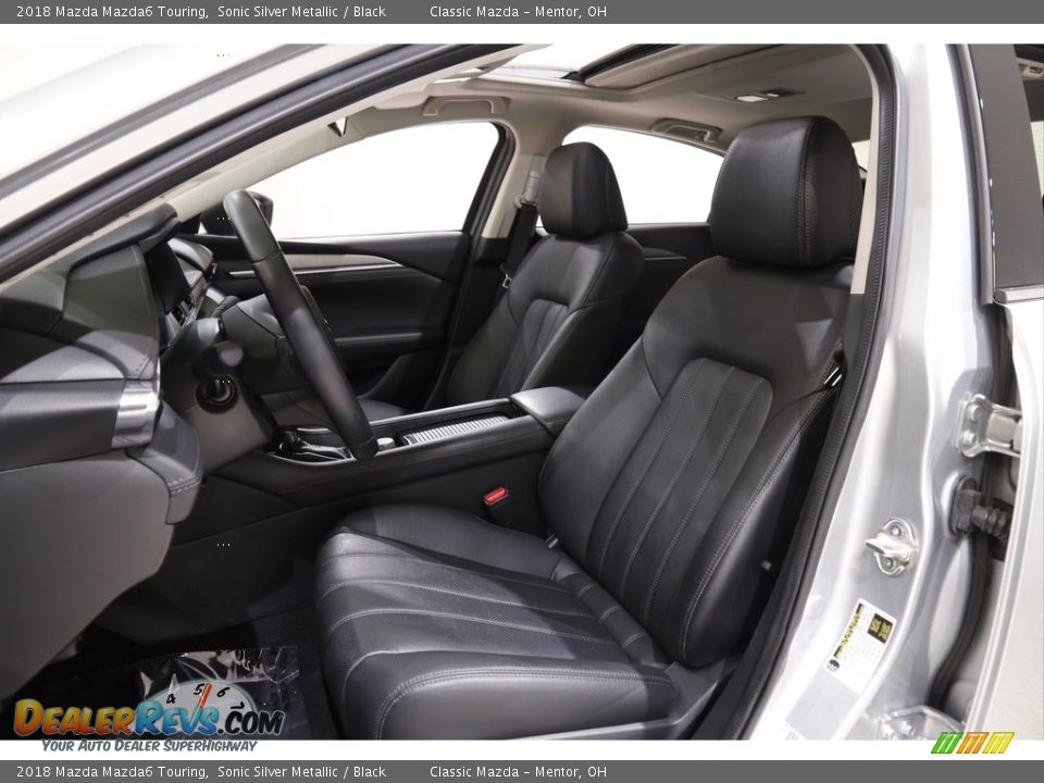 2018 Mazda Mazda6 Touring Sonic Silver Metallic / Black Photo #5