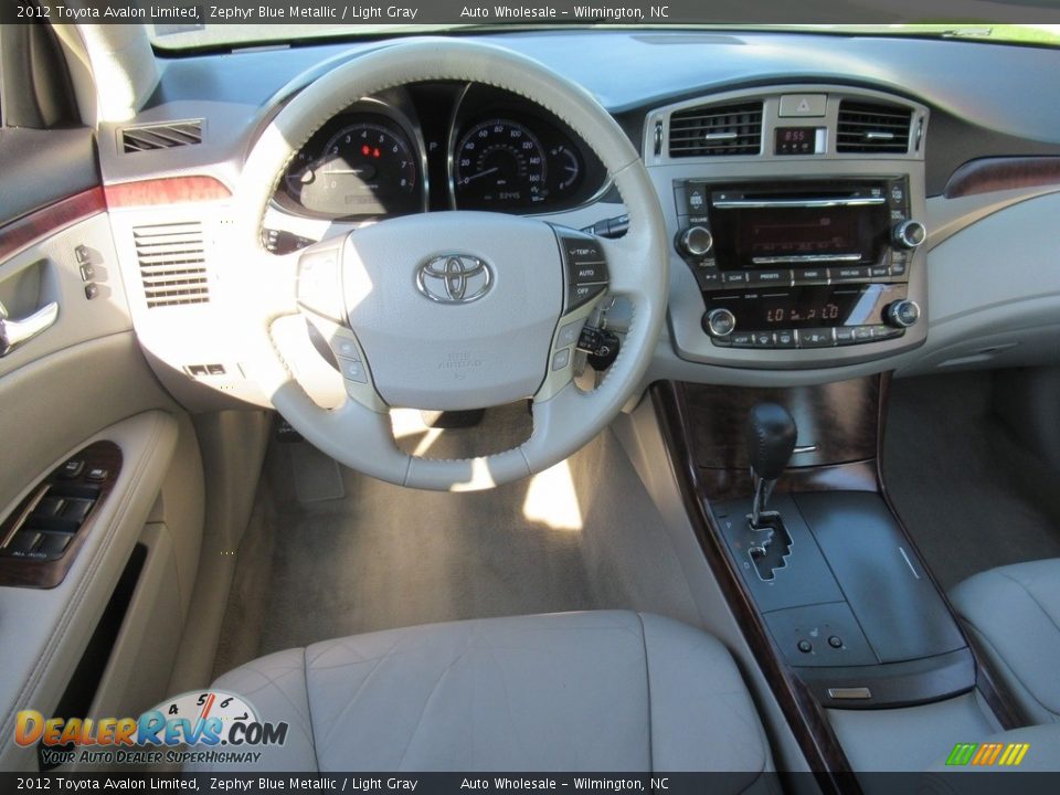 2012 Toyota Avalon Limited Zephyr Blue Metallic / Light Gray Photo #15