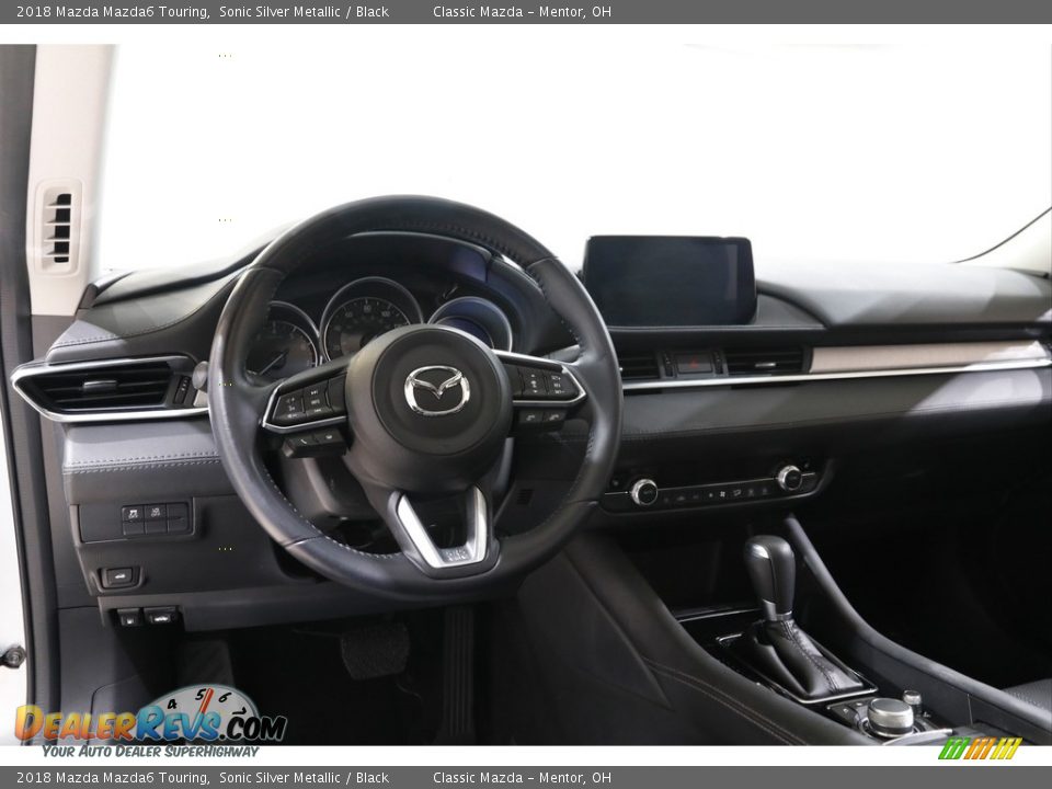 2018 Mazda Mazda6 Touring Sonic Silver Metallic / Black Photo #6