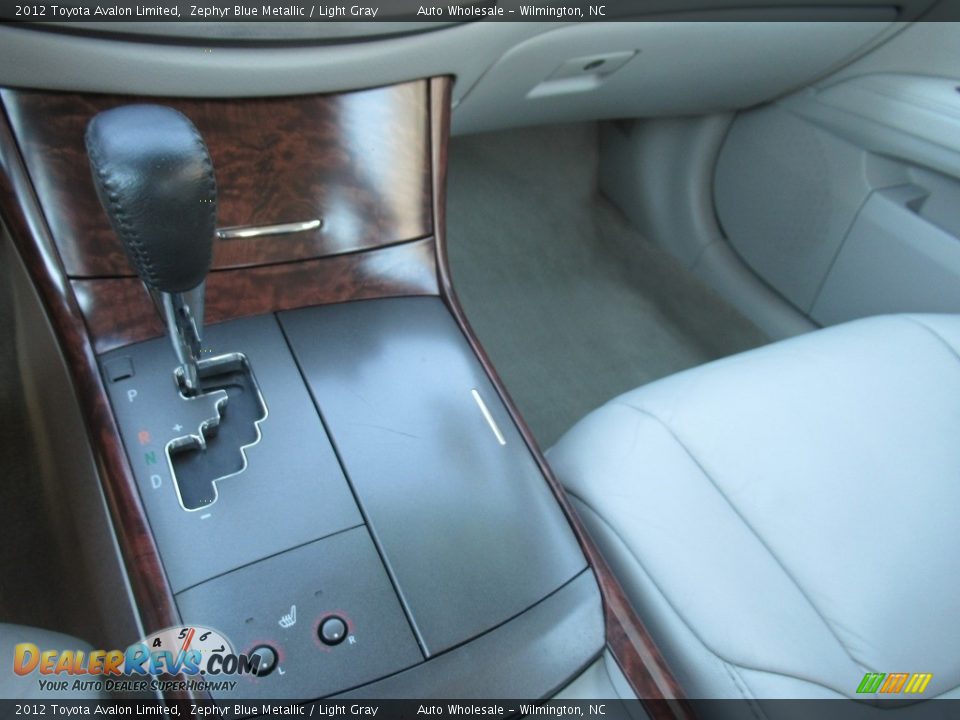 2012 Toyota Avalon Limited Zephyr Blue Metallic / Light Gray Photo #18